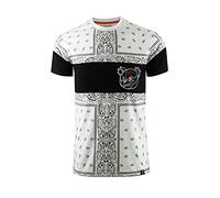 SCREENSHOT-1202-SS-1 Mens Hipster Hip-Hop Premium Stylish Longline Urban High Density Gel Tee for Adult, S11091-cream, Medium