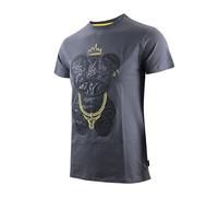 SCREENSHOT-2202-SS-2 Mens Stylish Double Layer Patch Embroidery High Density Gel Premium Quality Tee, S11222-charcoal, Medium