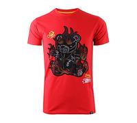 SCREENSHOT Mens Hipster Hip-Hop Premium Technique Designer Tees - Stylish Urban Streetwear Latest NYC Fashion T-Shirts, S1164rh-red, Large