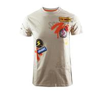 SCREENSHOT-TEE5202 Mens Hip-Hop NYC Streetwear Ultra Premium Technique Tee, S11453-stone, Large