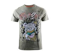 SCREENSHOT-TEE5202 Mens Hip-Hop NYC Streetwear Ultra Premium Technique Tee, S11506-olive/Grey, Medium