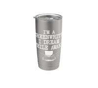Screenwriting Screenplay Screenwriter Stainless Steel Insulated Tumbler