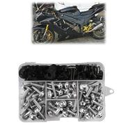 Screw accessories For H-ONDA CBR600 CBF1000 A VTR1000 FV/FW/FX/FIRESTORM CB190R CB250R Motorcycle Full Fairing Kit Nuts Bolts Complete(Silver)