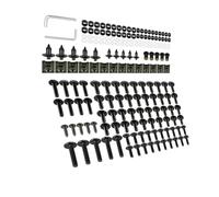 Screw accessories For H-ONDA CRF230F CRF230L CRF230M CRF150F CRF150R CRF150RB Motorcycle Bodywork Screws Accessories Fairing Bolt Screw Nut Kit(Black- Silver)