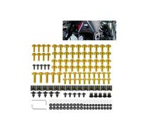 Screw accessories For H-ONDA GL1500C GL1500CD GL1500CF GL1500CT NRX1800 For Valkyrie DN-01 DN01 Motorcycle Full Fairing Kit Nuts Bolts Complete(Yellow)