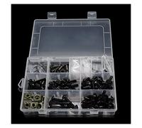 Screw accessories Motorcycle Accessories Fairing Windshield Body Work Bolts Nuts Screws For SUZUKI 600/750 B-KING DL1000/V DL650/V-STROM For KATANA(Black- Silver)