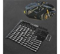 Screw accessories Motorcycle Fairing Windshield Bolts Screws Kit For H-ONDA CBR300R CB300F FA CB1300 ABS CB 1300 SC30 X4 SC38 CNC Body Nuts Accessories(Silver)