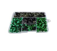 Screw accessories Motorcycle Fairing Windshield Bolts Screws Kit For H-ONDA CBR400RR CBR1100XX CBR1100RR CBR954RR CBR900RR Body Nuts Accessories(Green)
