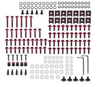 Screw accessories Motorcycle Fairing Windshield Bolts Screws Kit For Y-AMAHA MT03 MT07 MT09 MT10 FZ03 FZ07 FZ09 FZ10 FZ6 FZ8 Body Nuts Accessories(Black- Silver)