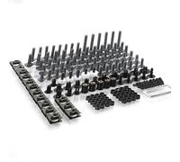 Screw accessories Universal Motorcycle Bodywork Fairing Bolts For H-ONDA MSR250 VF400 RVF400 CBR250RR CBR400 FURY VT750 For SHADOW VF750C Accessories(Grey)