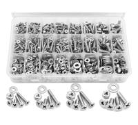 Screw and bolt combination sets 720Pcs Nut Bolt Sorting Kit, Machine Screws, #6#8#10#1/4-20, Cross Flat Head Washers