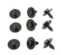 Screw and Nut Clip Kit, 40-Set Fixed Auto Car Body Screws Fixing Bolts, Self-Tapping Hex Bolt U-Nut Clip Set for BMW Undertray Sheet Metal Fixing