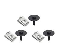 Screw And Self-Locking U-Nut Kit Auto Bumper Cover And Fender Liner For BMW 07149126886 07146951655 Nut Bolt Accessories(3 Sets 6PCS)