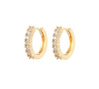 Screw Back Earrings Earrings Circle Earrings Jewelry Temperament Female Stud Earrings 17 Mile Hoop Earrings (A, One Size)