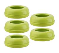 Screw Collars for Bottles Pack Of 5 Leak-Proof Food-Grade Screw-In