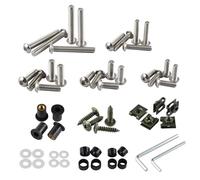 Screw Compatible With Aprilia For Pegaso 650 1996-2002 Fairing Bolts Screws 177PCS Fairing Bolts Kit Fastener Clips Screw Motorcycle