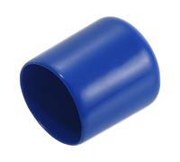Screw Covers Caps, 15pcs Rubber End 16mm ID Vinyl Round Cap Cover Thread Protectors Blue(Blue,28mm)