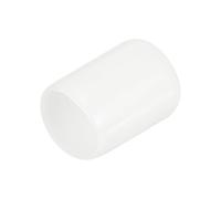 Screw Covers Caps, 15pcs Rubber End 16mm ID Vinyl Round Cap Cover Thread Protectors Blue(White,14.5mm)