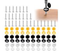 Screw Covers Caps - Hinged Nails Cover Design, Dustproof Waterproof Fastener Protector, plastik Screw Concealing Finishing Cap | for Home Improvement Hardware Cabinet Wire Management