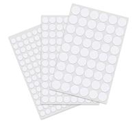 Screw Covers White Stickers 1160 Pcs, 12mm/15mm/21mm Screw Hole Caps Cover White Furniture Stickers Mixed Sizes for Cabinet Shelve Plate