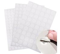 Screw Covers White Stickers 12 Pcs, 12mm/15mm/21mm,Screw Hole Caps Cover White Furniture Stickers Mixed Sizes for Cabinet Shelve Plate