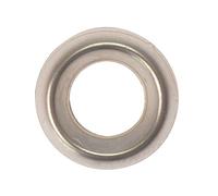 Forgefix Screw Cup Washers Solid Brass Nickel Plated NO.10 Bag 200
