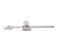 Screw Down Casement Window Stay 250mm - Polished Chrome
