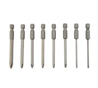 Screw Driver Bit Kit Eight Alloy Steel Pieces Measuring at a Handy Length of Seventy Five Millimeters