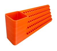 Screw Driver Organizer, Bit Storage Box, Layered Wall Mounted Screwdriver Bit Organizer for Mechanic, Electrician, Carpenter, Garage, Garden, Home, Basement
