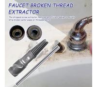 Screw Extractor | 1/2 inch 3/4 inch Precision Fit 2-Head | Broken Bolt Extractor Plumbing Tool - for Professional Homeowner Bathroom Repair Kitchen Sink Replacement