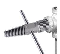 Screw Extractor - Multifunction Double Head with Precise Coupling | Removing Broken and Rusty Threads | for Repairs in Bathrooms, Showers, Cellars and Laundry