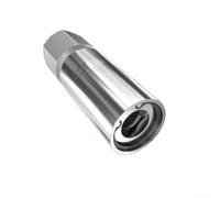 Screw Extractor Set 1/2 Inch Drive for Broken Bolt Removal, Chrome | Broken Bolt Extractor SetDamaged Screw Remover ToolStripped Head Bolt Extractor1/2 Inch Drive Socket KitChrome(12mm)