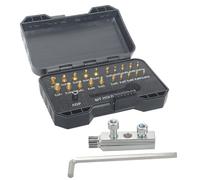 Screw Extractor Set, 23PCS Broken Bolt Remover Kit with Drill Bits for Stripped Screws, High-Speed Steel Disassembly Tools for Home Repair