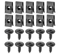 Screw Fasteners Metal U-shaped Spacers Screws Kit Motorcycle Modification Accessories UNIVERSAL(20pcs (10pairs))