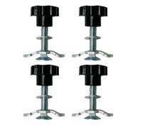 Screw Fitting Airline Rail, L Track Mount Clamp Set, Cargo Control Fixture Kit, Stable Securing Grip Feature, Vehicle Storage Strip Format, for Truck