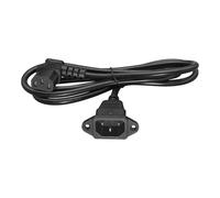 Screw Fixed IEC320 C14 Male to C13 Female Power Cable 0.6M High Efficiency Copper Accessory for Computer Printer Power Extension Cable