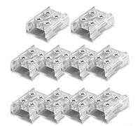 Screw Fixing Terminal Set Enhance Your Lighting Projects with Our Ten Pcs Compatible Connectors (8mm Strip to Strip)