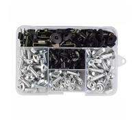 Screw For Moto For Ninja 400 650 For 1000sx For Z1000R For Z400 For Z650 For Z750 For Z800 For Z900 Motorcycle Accessories Fairing Bolts Screws Kit Nut Clips(Silver)