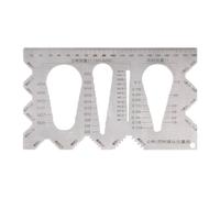 Screw Gauge Sizing Tool | Metric Imperial Stainless Steel Precise Bolt Measurer,Screw Size Measurement Gauge,for Projects Workshop Repair Mechanics Construction