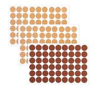 Screw Hole Stickers Covers, 3 Sheets Self-Adhesive Screw Cap Covers Sticker Cover Stickers Waterproof Plastic Wood Texture Ugly Screw Hole Cover Caps for Wood Furniture Cabinet