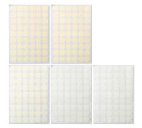 Screw Hole Stickers - Self-Adhesive Cover Caps with Wood Texture, Ugly Screw Hole Cover Stickers, Screw Caps Cover for Wood Wardrobe, Furniture Cabinet - Pack of 270, Light Wood, 21mm/0.83"