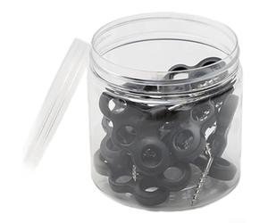 Screw Hooks for Camping 10pcs Dark Soil Anchor | Luminous feature, easy night visibility, secure setup, dark environments, glow-in-the-dark design(Black)