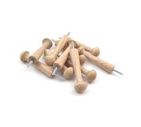 Screw in Oak Shaker Peg 3.5" - (Pack of 10)