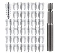 Screw In Tire Studs, 9mm Wheel Tyre Studs for Snow Tire Spikes ATV Tire Studs with Installation Tool for Car Truck Motorcycle Bicycle Boot ATV SUV Auto Accessories (100 Pieces)