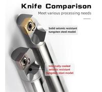 screw Internal Turning SCLCR06/09 Internal Cooling Turning Tool Screw Boring Bar CCMT06/09 CNC Carbide Blade(C20R-SCLCR09)