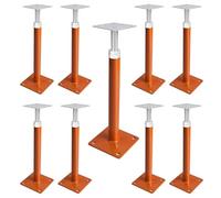 Screw Jacks Adjustable Deck Support Pedestal, 11"-16" Small Floor Jack Stands, House Floor Jacks Post Pole for Leveling, Floor Joist Support Jack for House Foundation Temporary Support