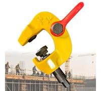 Screw Lifting Clamp, Vertical Plate Clamp with Ring, Integrated Forging Process, High Strength No Deformation Under Heavy Load, for Steel Lifting and Material Handling