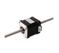 Screw Linear Stepper Motor , 17 42 Stepper Motor 2-Phase 150mm Linear T8 Expansion Screw Multi Lead Ranges(Lead Range 2mm,6401-T8-150mm)