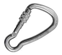 Screw-lock carabiner Kong Harness Argenté 80 mm