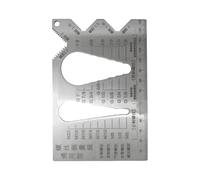 Screw Measuring Tool - Accurate Metric Gauge, Bolt Ruler, Easy Read Calibration Reference | Thread Measurement Device For Automotive Engineering Plumbing Household Mechanical Maintenance